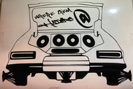 SLAB pop trunk decal