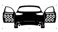 Car with Doors open - IJWBShop